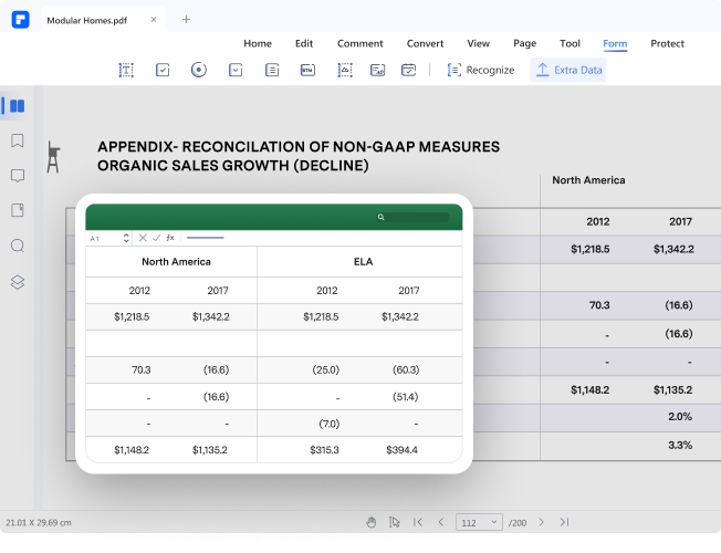 extract data from pdf